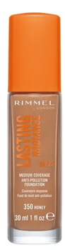 Тональна основа освітлювальна Rimmel London Lasting Radiance 350 Honey 30 мл (3614226493705)