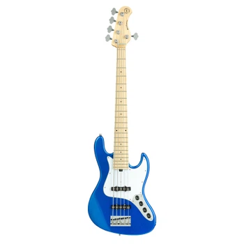 Бас-гитара Sadowsky MetroExpress 21-Fret Vintage J/J Bass Maple 5-String - Ocean Blue Metallic High Polish (SME21VJ5 J2M OKU FR)