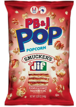 Солодкий попкорн PB&J Pop Peanut Butter & Strawberry Popcorn 149г