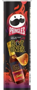 Чипсы Pringles Hot Ones Barbacoa 156г