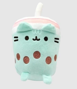 Плюшевая мягкая игрушка кот Pusheen Bubble Tea 19 см