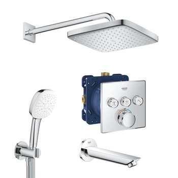 Душевая система скрытого монтажа Grohe Grohtherm SmartControl с New Tempesta 250 UA26415SC6