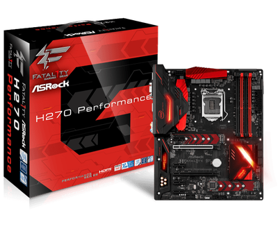 Материнська плата ASRock Fatal1ty H270 Performance (s1151, Intel H270, ATX) (H270 Performance), Б/в