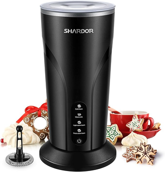 Спінювач молока з підігрівом SHARDOR MF0801 Black (R3626)