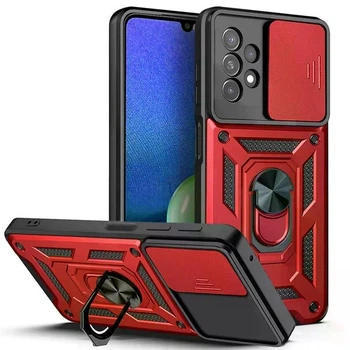 Протиударний броньований чохол із захистом камери для Samsung Galaxy A13 (A135) Armor Case Keysion red