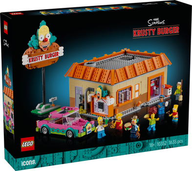 Конструктор LEGO Icons The Simpsons: Красті Бургер 1635 елементів (10352)