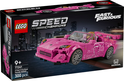 Конструктор LEGO Speed Champions Honda S2000 Подвійний форсаж 300 елементів (77241)