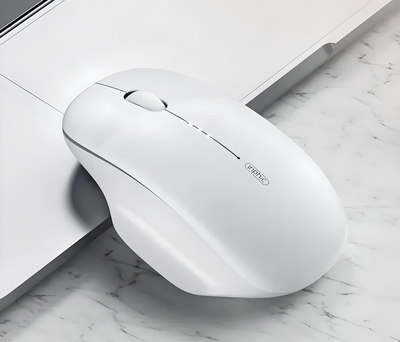Мышь беспроводная INPHIC M1 с подключением USB 2.4ГГц, аккумулятором, 2400 DPI, белый