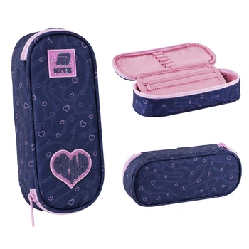 Пенал шкільний Kite Be Kind 22x8.5x4.5 см Синій (K25-599-5)