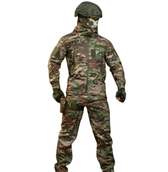 Демисезонный тактический костюм Softshell Rocket НП4862 Мультикам L (KL1375)