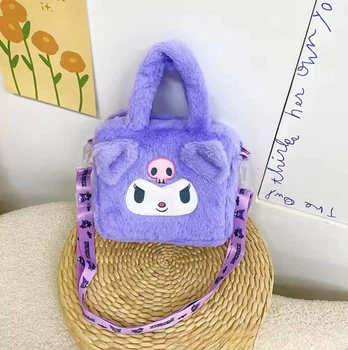 М'яка плюшева Сумочка Zumy Куромі дитяча сумка Kuromi Hello Kitty подарунок на день народження