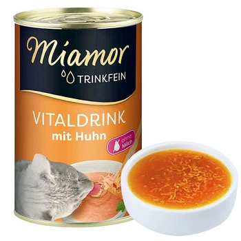 Напиток бульон Miamor Vitaldrink mit Huhn для кошек с курицей 135 г (4000158743619)