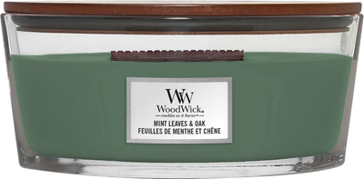 Świeca zapachowa Woodwick Mint Leaves & Oak 453.6 g (5038581142074)