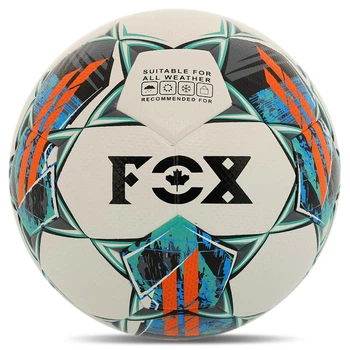Мяч футбольный Fox Football 0806 размер 5 White-Blue-Orange