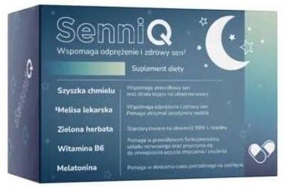 Suplement diety BioceriQ Pharma SenniQ 60 kapsułek (5907086741726)
