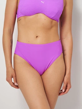 Нижня частина купальника жіноча Puma Swim Women High Waist Briefs 93834808 XS Magenta (8720245822725)