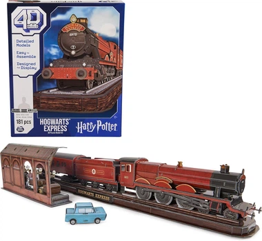 Пазл Spin Master 4D Build Harry Potter Hogwarts Express Гарри Поттер поезд Хогвартс-Экспресс, 181деталь