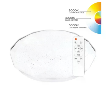 Светильник светодиодный Biom SMART SML-R44-70-RGB 3000-6000K 70Вт с д/у (23956)