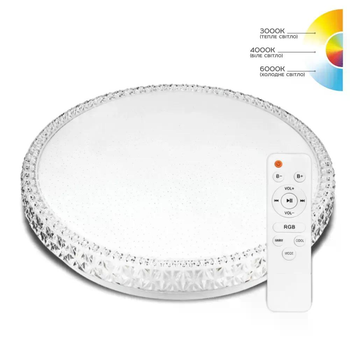 Светильник светодиодный Biom SMART SML-R45-55-RGB 3000-6000K 55Вт с д/у (23954)