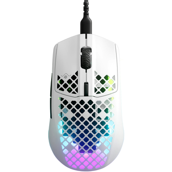Проводная игровая мышка SteelSeries Aerox 3 Snow 2022 Edition 8500 dpi USB White (62603)
