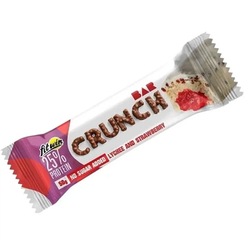 Батончик личи-клубника Crunch Bar 25% - FitWin 50 г