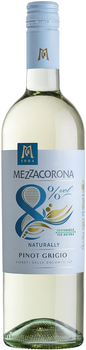 Вино Mezzacorona Pinot Grigio біле напівсолодке 0.75 л 8% (8004305004796)