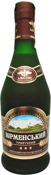 Бренди Arcon Армянский 3* 0.5 л 40% (4850019410378)