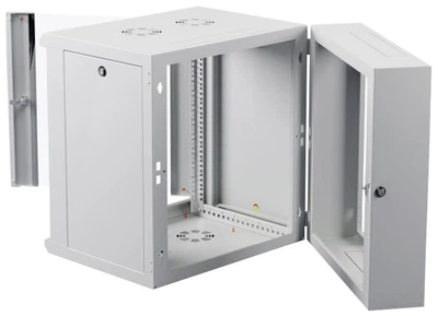 Шафа ZPAS 19", 15U, Z-CUBE, з змінними бічними стінками, 600х600 мм, максимально 100кг, сіра