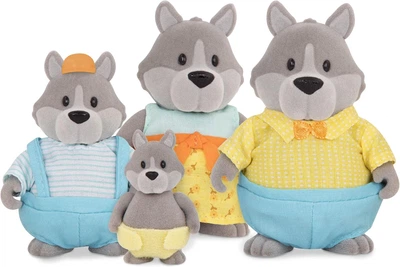 Набор фигурок Li'l Woodzeez Семья Волков 4ед (645392)