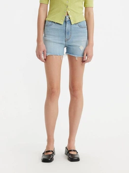 Джинсовые шорты женские Levi`s 384249615 32 Голубые (1159834709)