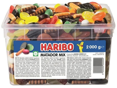 Жувальні цукерки Haribo Matadormix 2 кг (5701090050740)