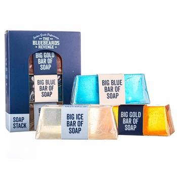 Набор по уходу за телом из трех видов мыла The Bluebeards Revenge Soap Stack Kit