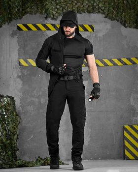 Тактический летний комплект 8 в 1 Tactical Series Combat Black S
