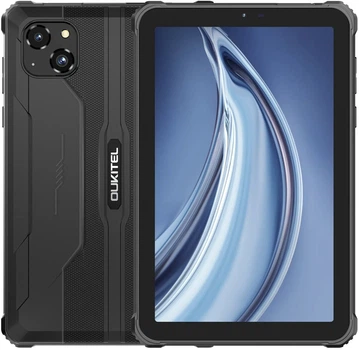 Планшет Oukitel RT3pro 8' HD / 4GB/128GB / G81 / 5150mAh / 16+8Мп / IP69K / LTE Black