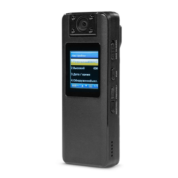 Нагрудний відеореєстратор Boblov A22, microUSB, кут огляду 160 °, 2Мп, акб 2200 мАг, 96 * 38 * 16 мм