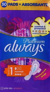 Гигиенические прокладки, размер 1, 30 шт - Always Platinum Protection +Extra Comfort Normal 30шт (1159391-1546874-2)