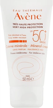 Солнцезащитный крем с минеральным экраном Avene Solaires Mineral Cream SPF 50+ 50ml (540653-524938-2)