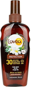 Сухое масло для загара с ароматом монои Lovea Protection Dry Oil Spray SPF 30 150ml (837236-1163448-2)