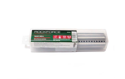 Сверло по металлу 11.5мм HSS (5шт) в пластиковом футляре ROCKFORCE RF-DSP115