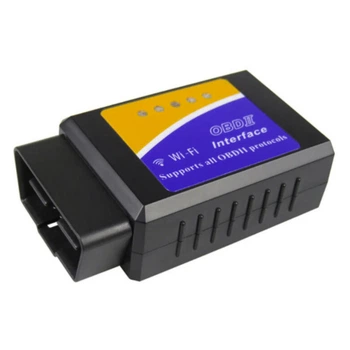Автосканер діагностичний Elm SC03-L03 Elm327 v2.1 Wi-Fi (Чорний)