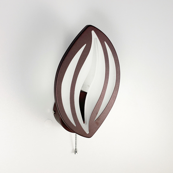 Бра LED у формі пелюстки кольору coffee Line.F 2325/1 CF