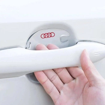Защитная пленка для дверных ручек Audi силиконовая прозрачная (8 шт.)