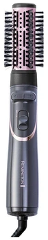 Фен-щітка Remington Curl & Straight Confidence, 800Вт, 2 режими, іоніз-я, оберт., хол. обдув,кейс, кераміка, сірий