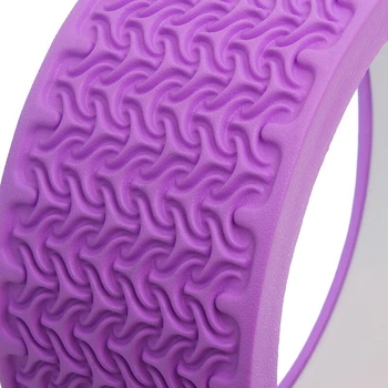 Массажное колесо для йоги Wheel Yoga FHAVK Фиолетовый FI-1472