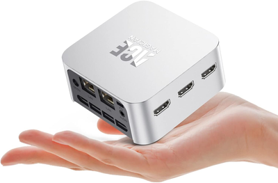 Мини ПК ACEMAGICIAN T8 Pro / Intel Celeron N5095 / RAM 8GB / SSD 256GB / 3 x HDMI / LAN / Wi-Fi 5 / Bluetooth 4.2 / Windows 11 / Grey Б/В