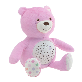 Lampka nocna projektor Chicco First Dreams Miś Różowa (8058664060351)