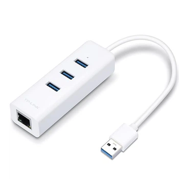 Сетевой адаптер TP-Link UE330 (USB 3.0, 10/100/1000Mbps, 3xUSB 3.0 HUB)