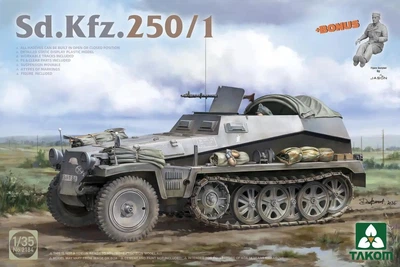 Збірна модель 1/35 Бронетранспортер Sd.Kfz.250/1 Takom 2184