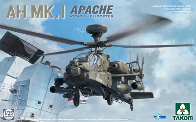 Збірна модель 1/35 Вертоліт AH MK.I Apache Takom 2604