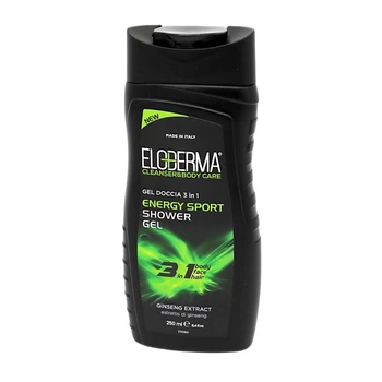 Гель для душа для мужчин Eloderma 3в1 Energy Sport, 250 мл